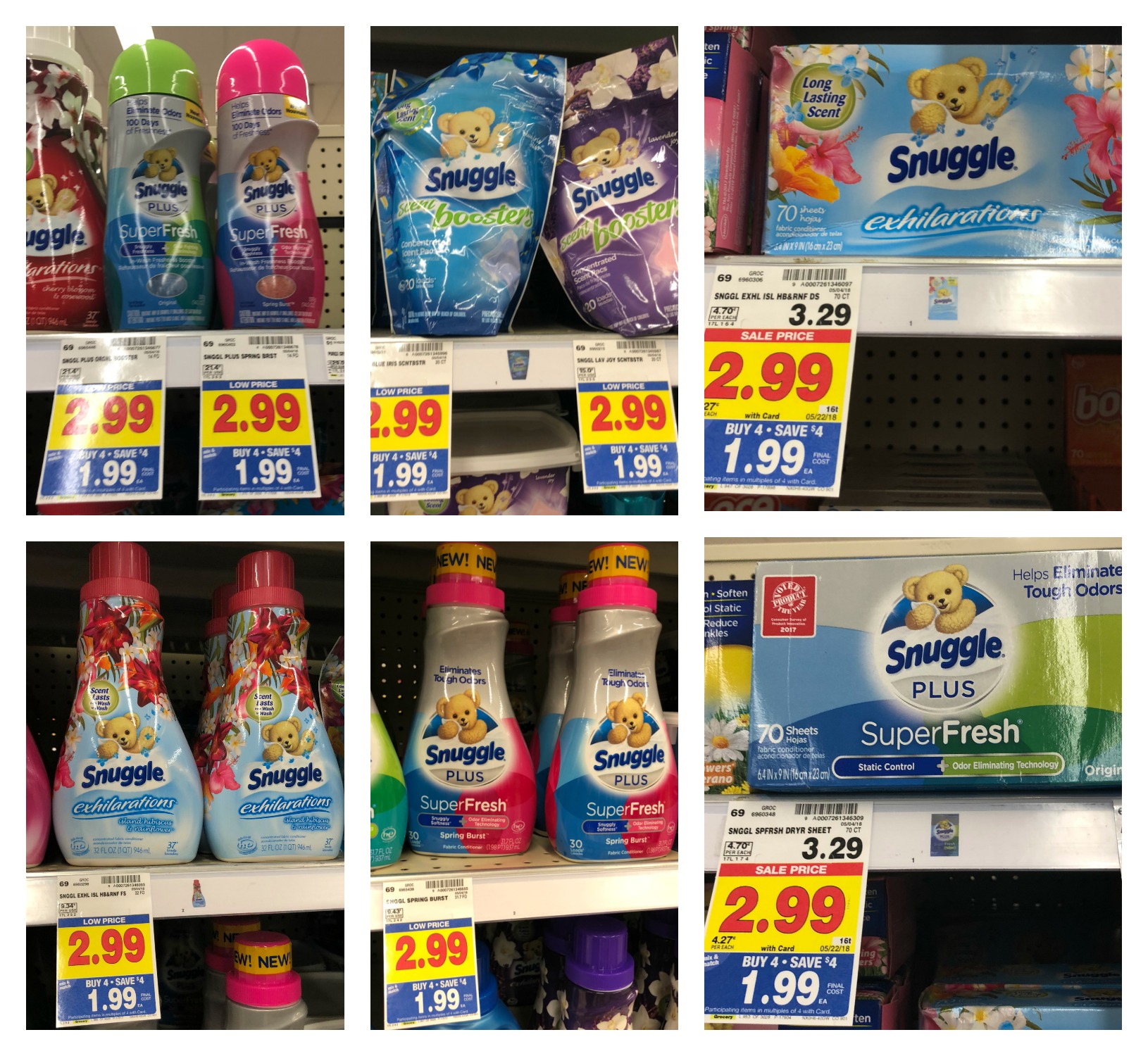 Snuggle Products Only 149 Each With Kroger Mega Event Including New