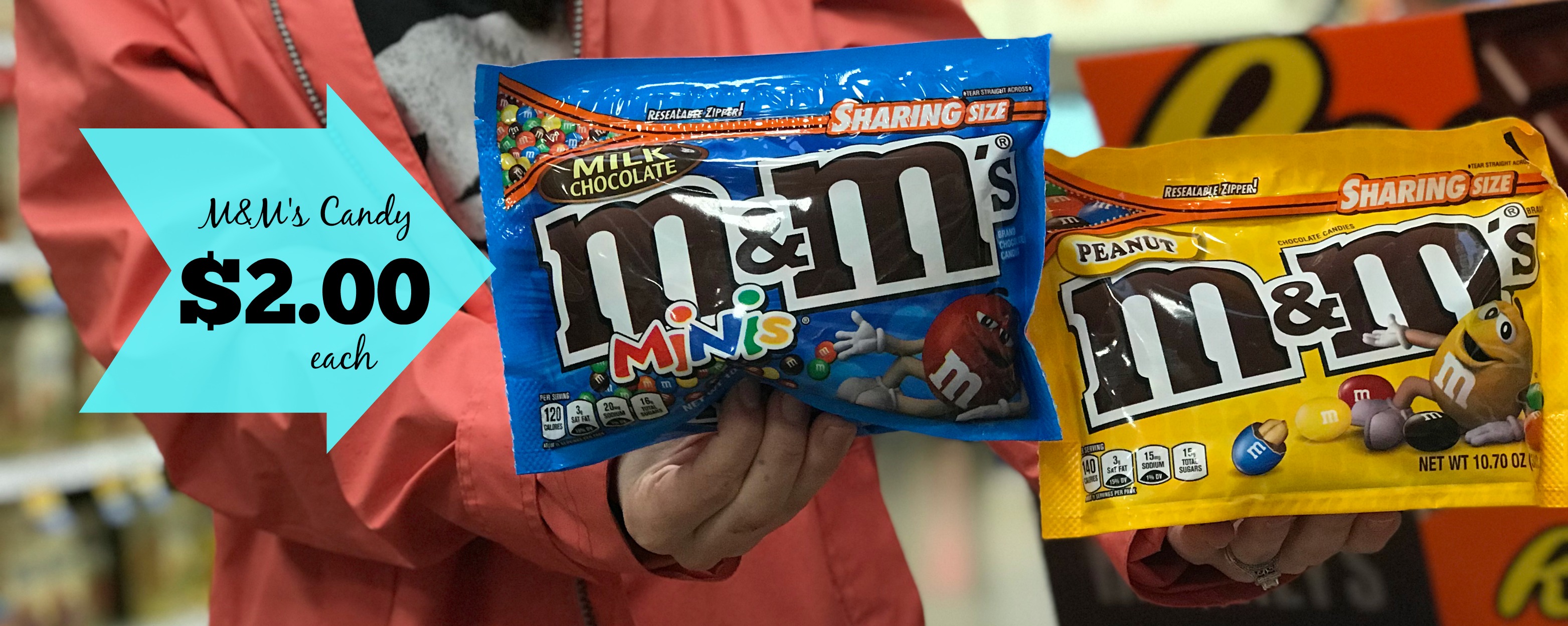 M&M'S Milk Chocolate Candy Sharing Size Bag, 10.7 oz - Kroger