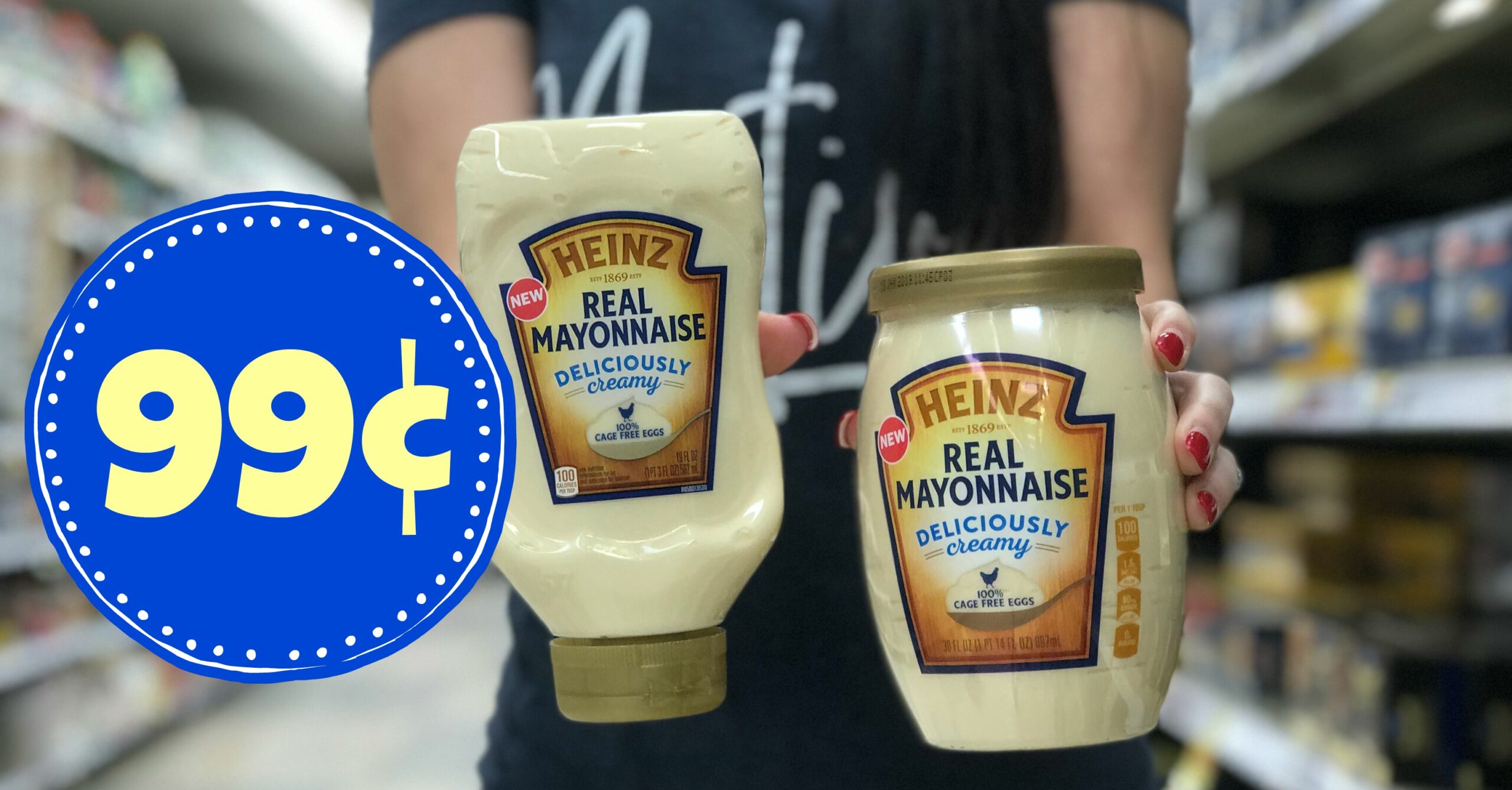 Heinz Deliciously Creamy Real Mayonnaise, 30 fl oz Jar