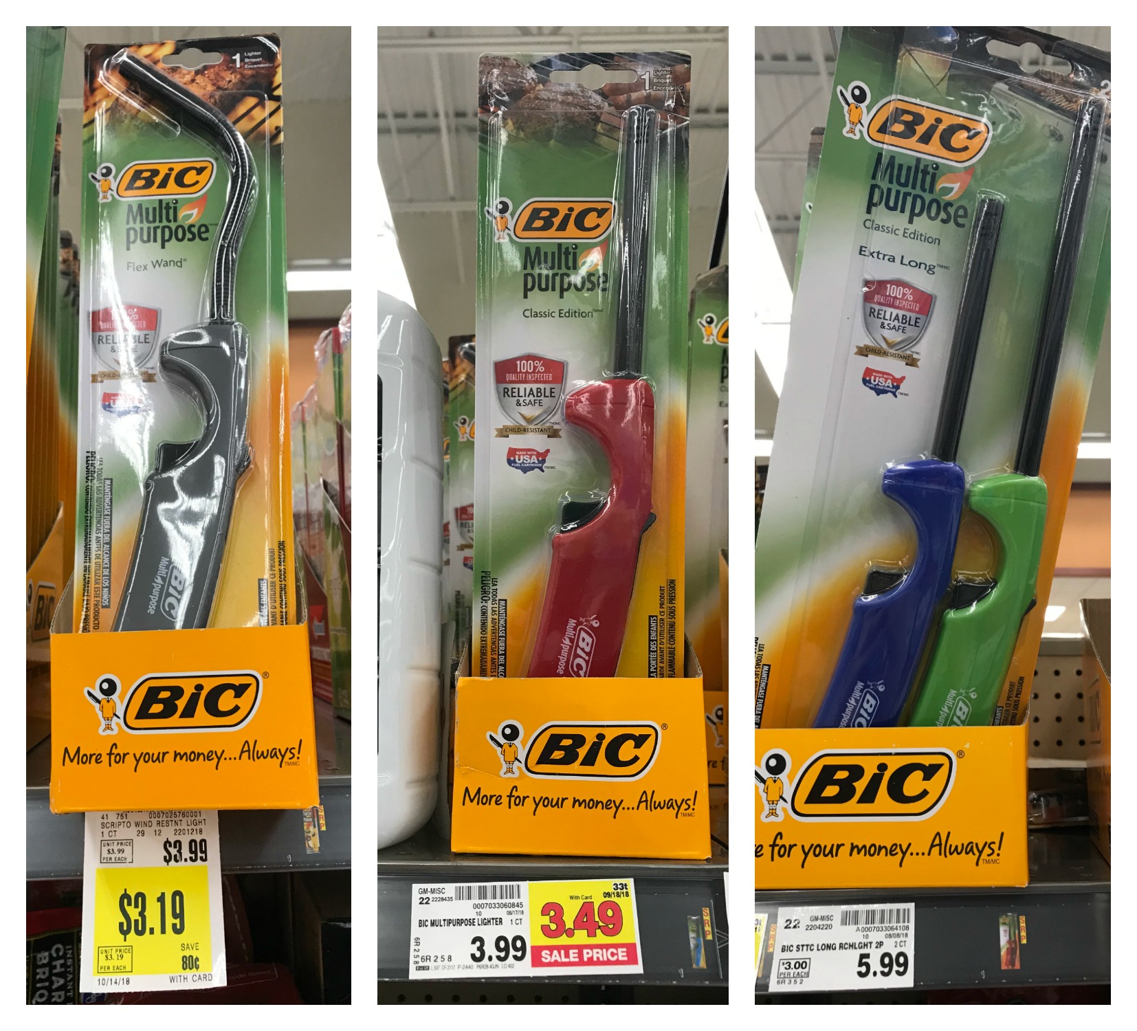 Bic MultiPurpose Lighters as low as 1.19 at Kroger Kroger Krazy