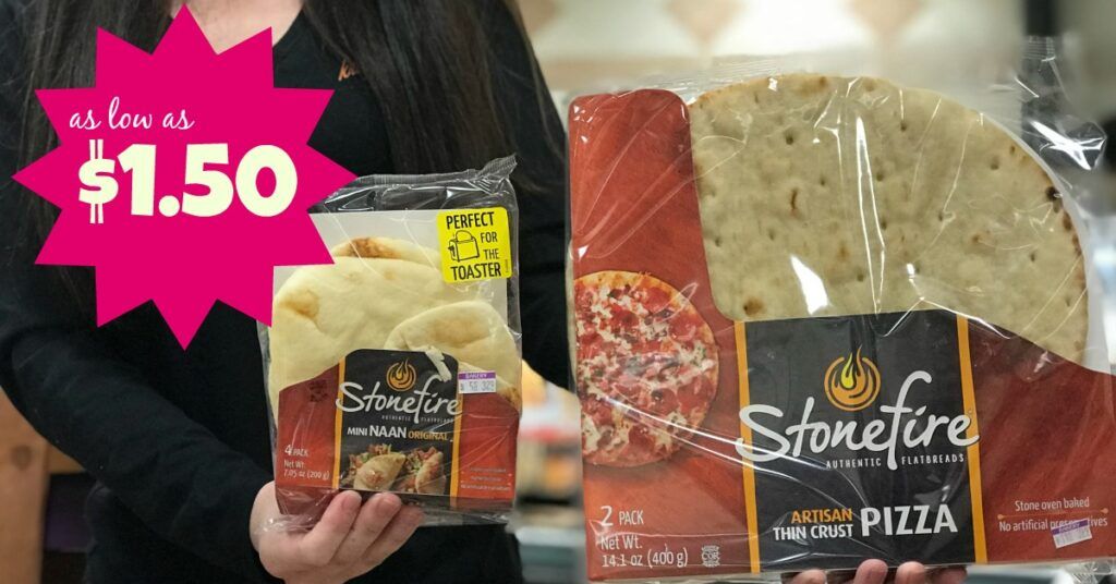 Stonefire Coupon Naan, Pizzas and Flatbreads as low as 1.50 at Kroger