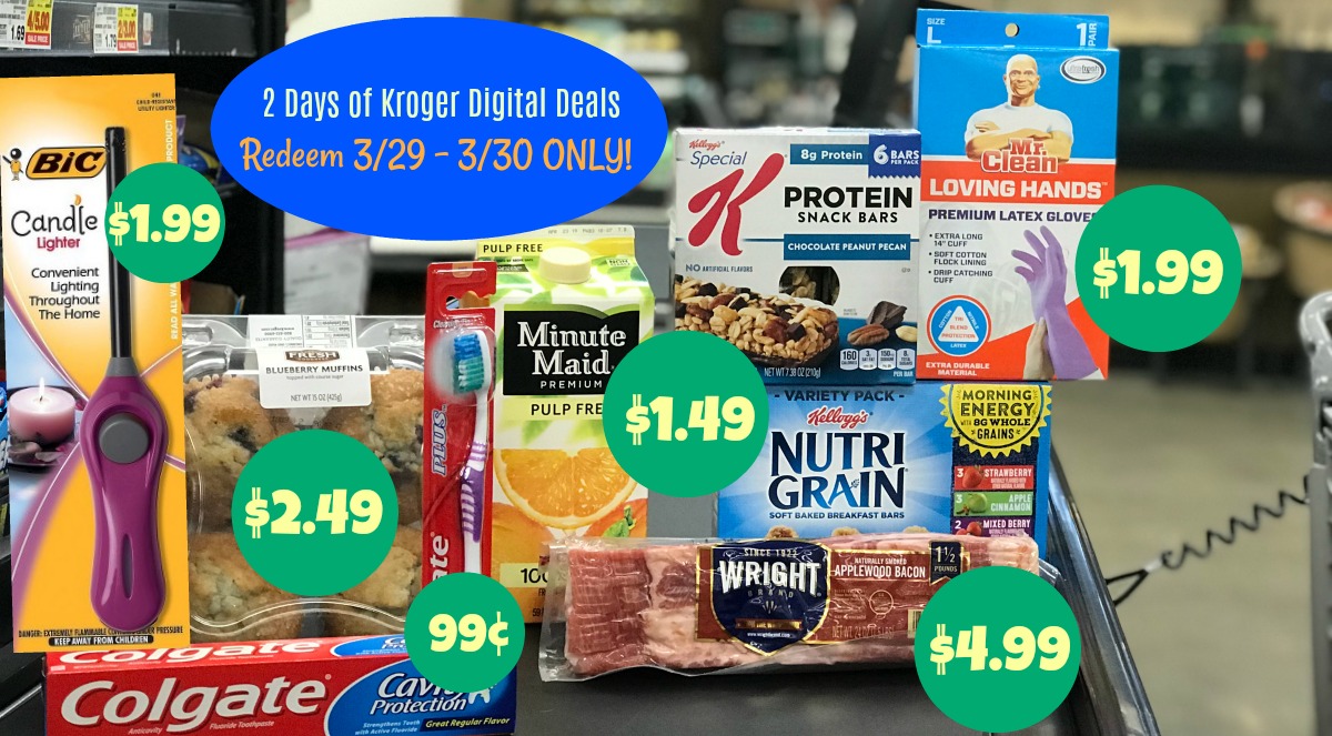 2 Days Of Kroger Digital Deals Download Now Redeem 329 3