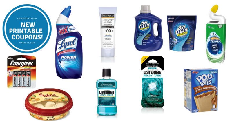 New Printable Coupons! Sabra, AXE, Colgate, Schick, Lysol, Glade ...