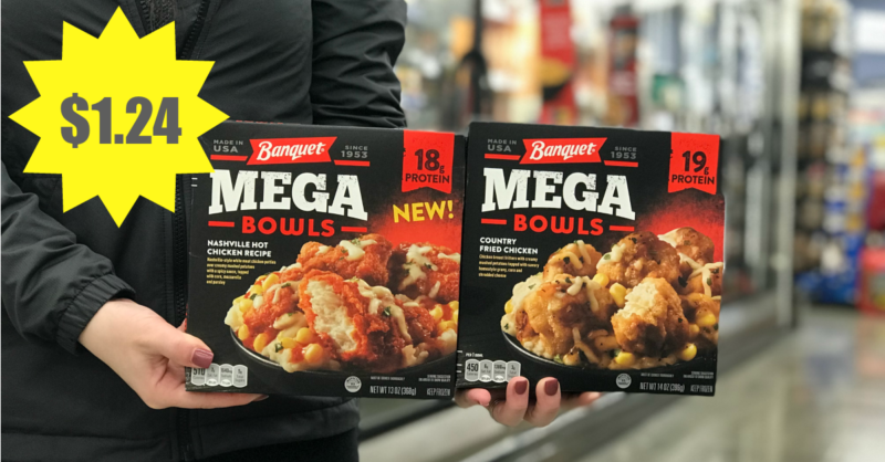 Banquet Mega Bowls and Meals ONLY $1.24 with Kroger Mega Sale! - Kroger ...