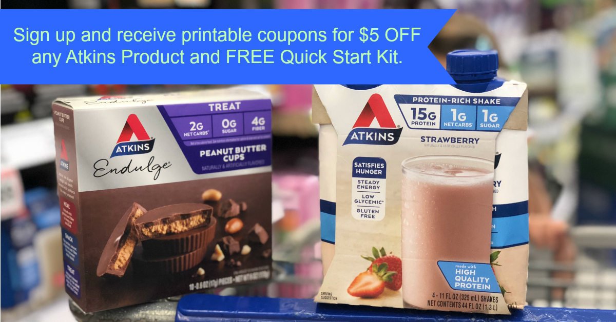 Atkins Starter Kit + 5.00 in Printable Coupons Kroger Krazy