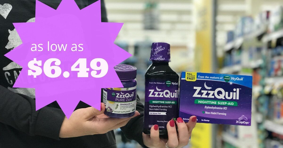 Vicks ZzzQuil Products as low as $6.49 at Kroger!! - Kroger Krazy