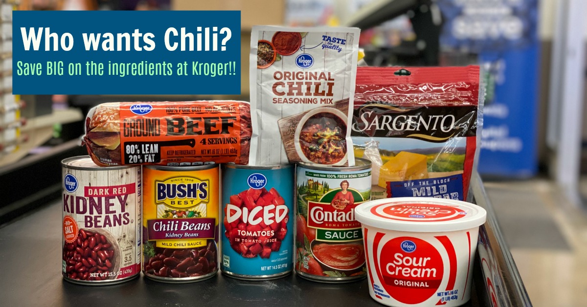 Make Chili a Part of Your Menu with Kroger Savings! Kroger Krazy