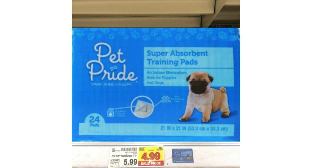 Pet Pride Training Pads JUST $1.99 at Kroger!! (Reg Price $5.99 ...