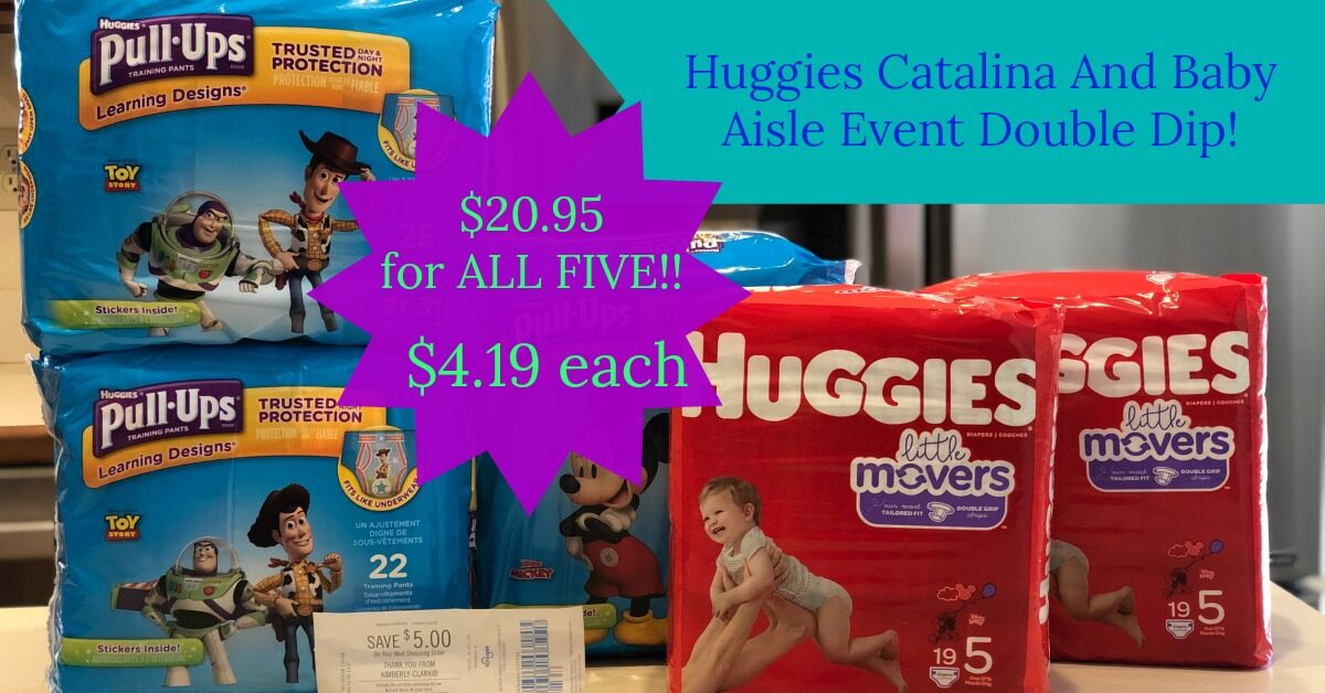 Last Day! Huggies Catalina Double Dip is BACK! Spend ONLY 4.19 each on