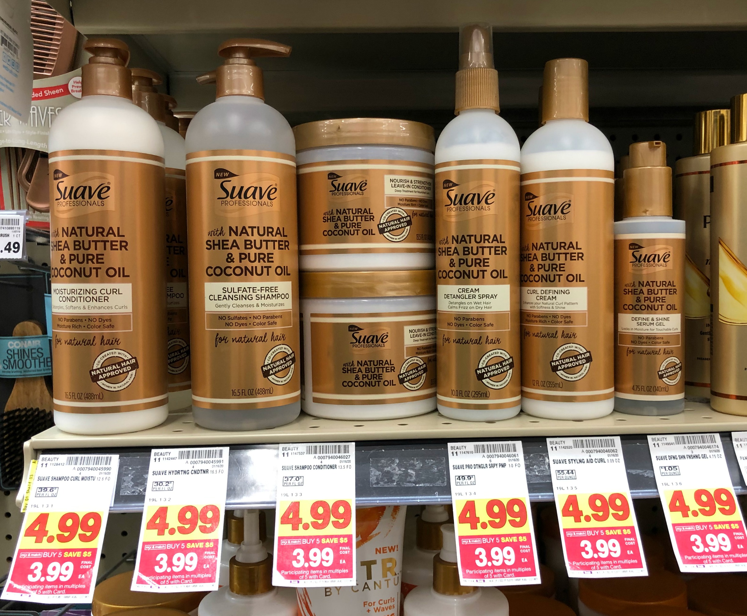 Suave Professional Natural Hair Care ONLY $2.00 each with Kroger Mega ...