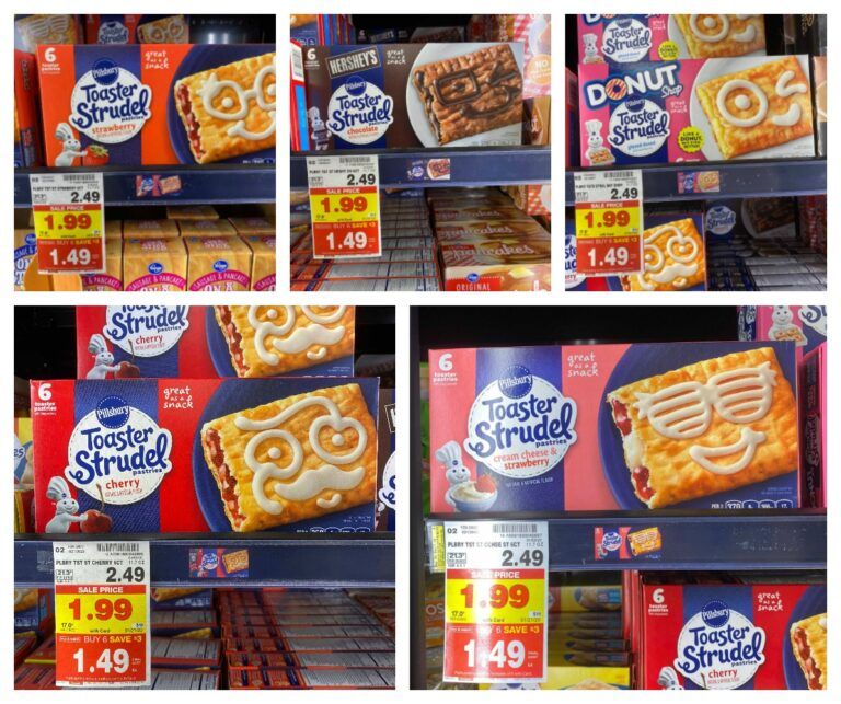 Pillsbury Toaster Strudel Pastries ONLY $1.49 each with Kroger Mega ...