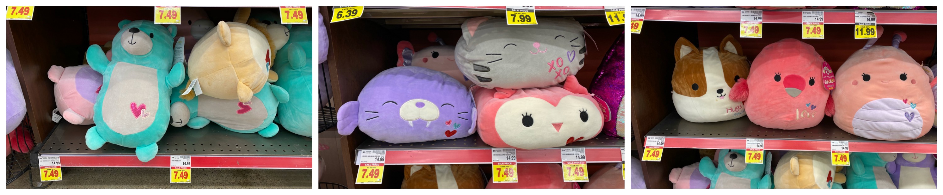 off of Plush Animals at Kroger JUST in 