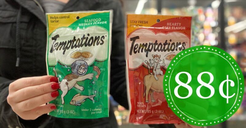 Temptations Cat Treats are ONLY 0.88 at Kroger Kroger Krazy