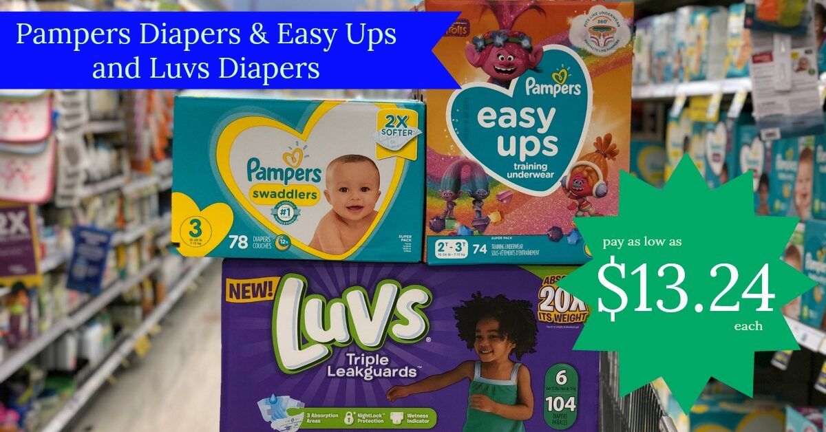 Pampers & Luvs Boxes as low as $13.24 each at Kroger!! HOT DEAL ...