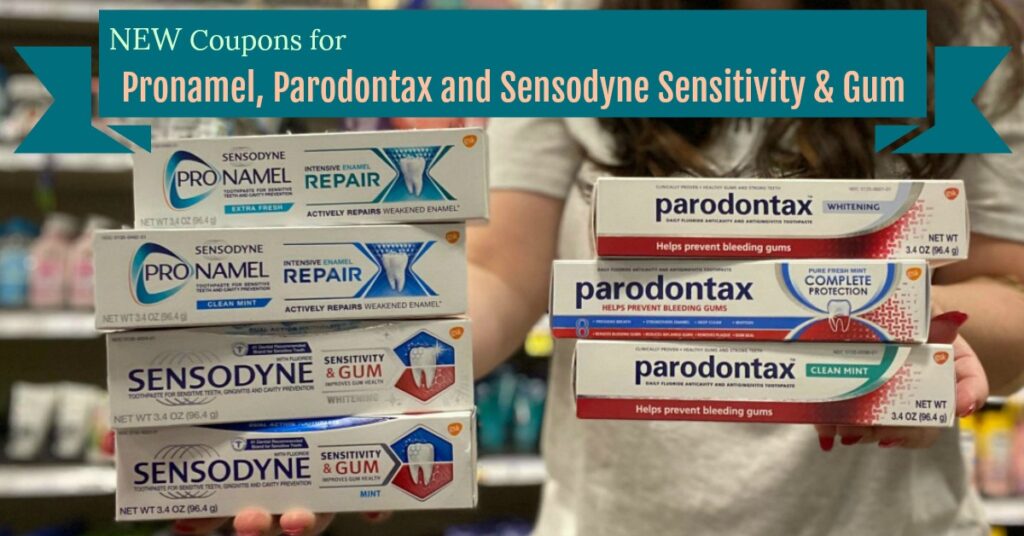 Great Deals on Pronamel, Parodontax and Sensodyne Sensitivity & Gum