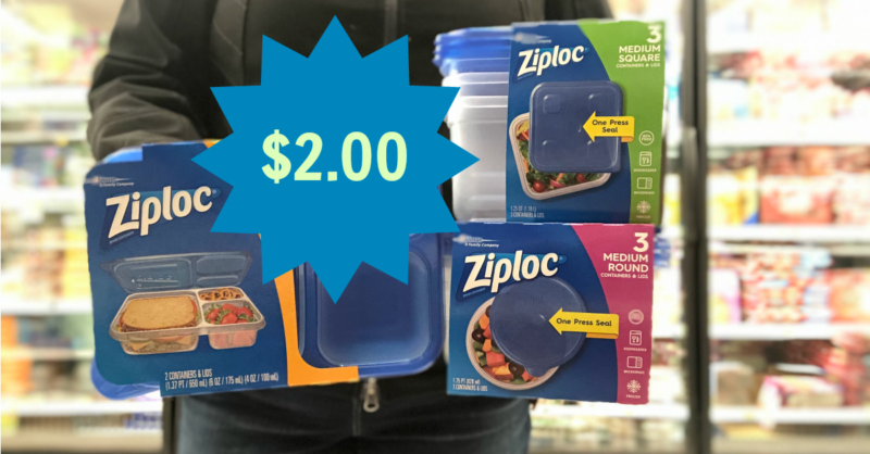 Ziploc Green Square Containers, 1 ct - Kroger