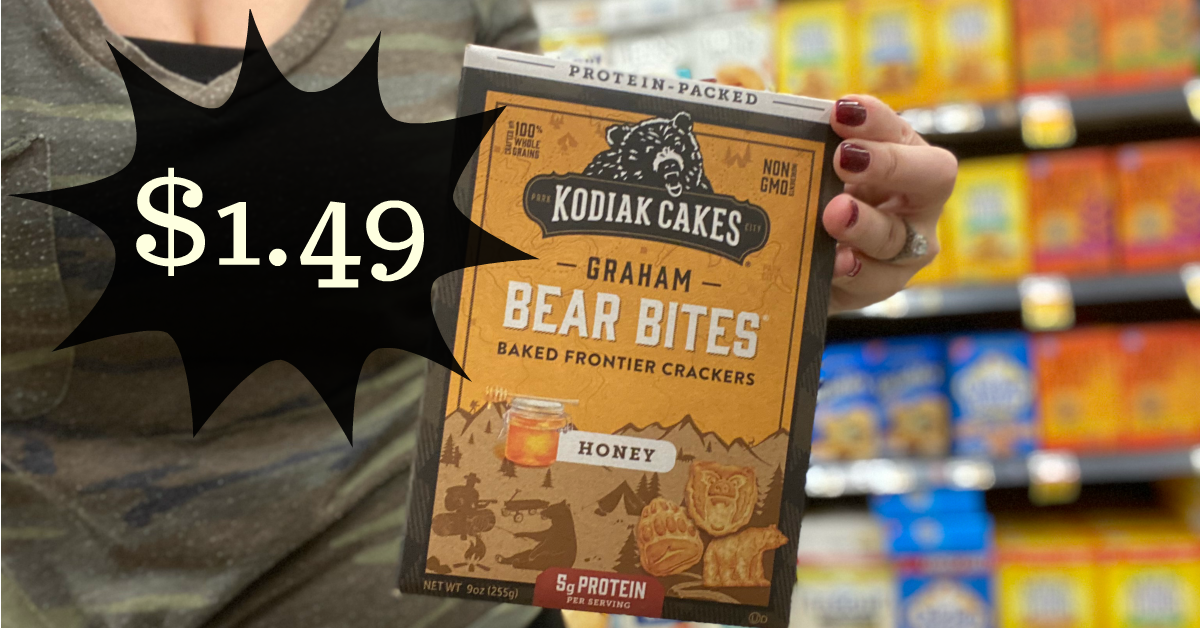 Kodiak Cakes Bear Bites are JUST $1.49 at Kroger! (Reg Price $4.99