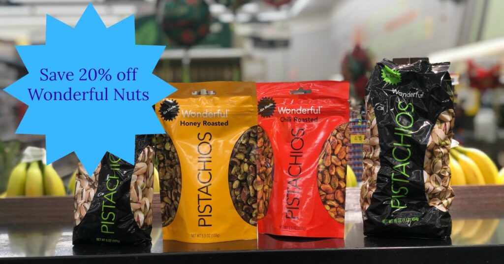 Day 11 Save 20 off Wonderful Nuts Kroger Krazy