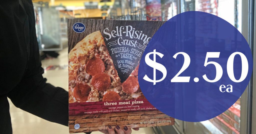 Kroger Brand Self Rising Crust Pizza Are Only 250 Kroger Krazy