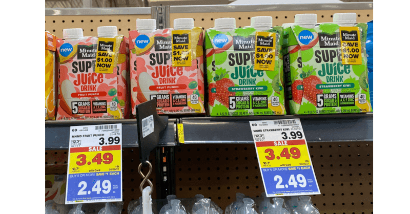 Minute Maid Super Juice Drinks are as low as $1.49 at Kroger!! - Kroger ...