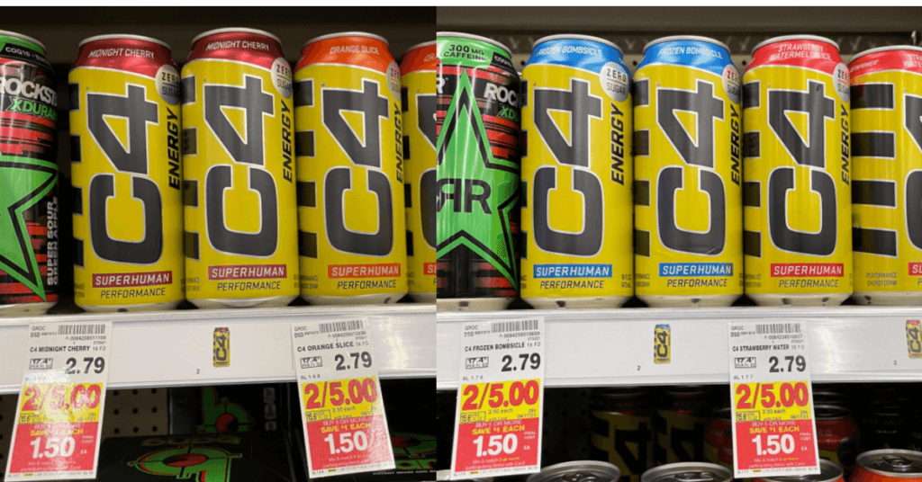 3 FREE C4 Energy Drinks with Kroger Mega Event! - Kroger Krazy