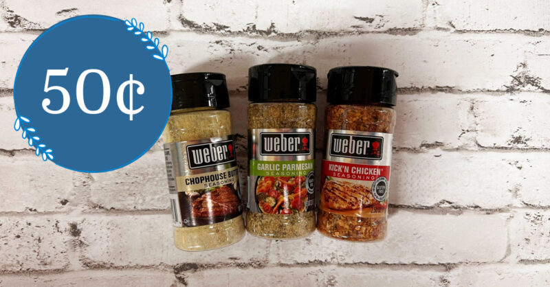 Weber® Seasonings are $1.49 at Kroger! - Kroger Krazy