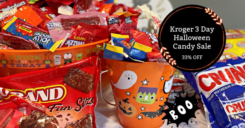 Kroger Halloween Candy Sale (3 Day Sale)! 33 off at Kroger (October 13