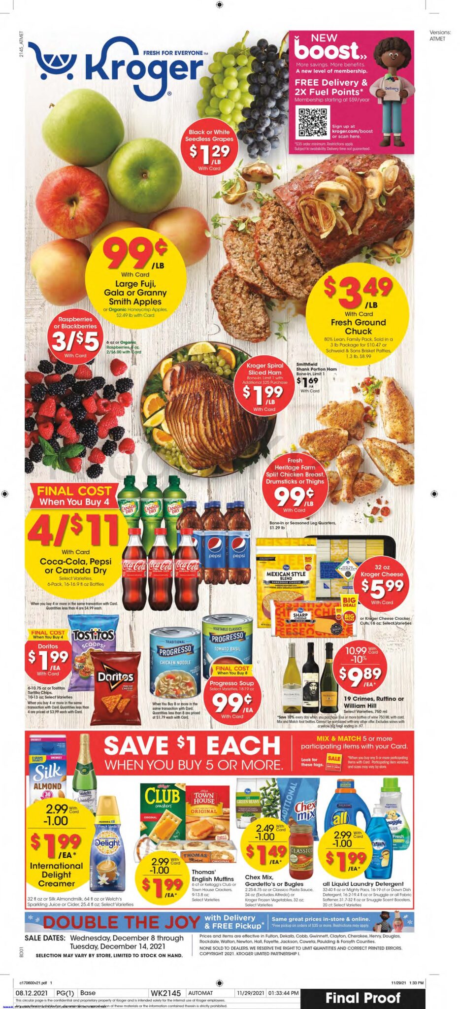 Kroger Weekly Ad (12/8/21 12/14/21) Early Preview Kroger Krazy