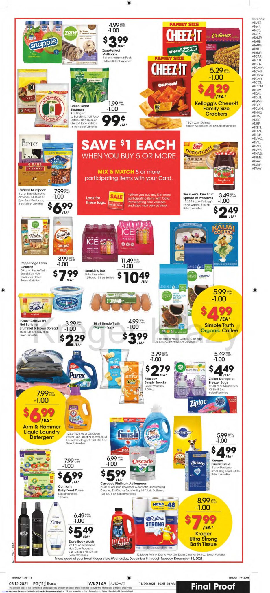 Kroger Weekly Ad (12/8/21 12/14/21) Early Preview Kroger Krazy