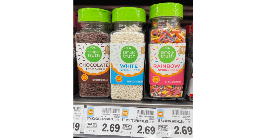 Get Simple Truth Sprinkles At Kroger For JUST $2.14!! - Kroger Krazy