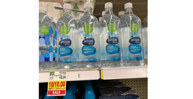 Simple Truth Artesian Water is 80¢ at Kroger! - Kroger Krazy