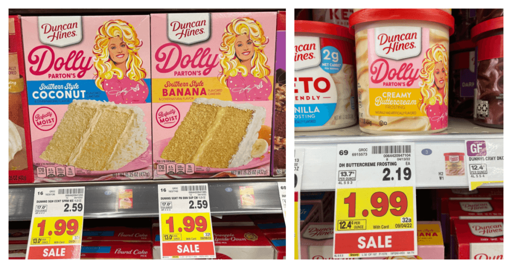 Duncan Hines Dolly Parton's Cake Mixes and Frostings are ONLY $1.49 ...