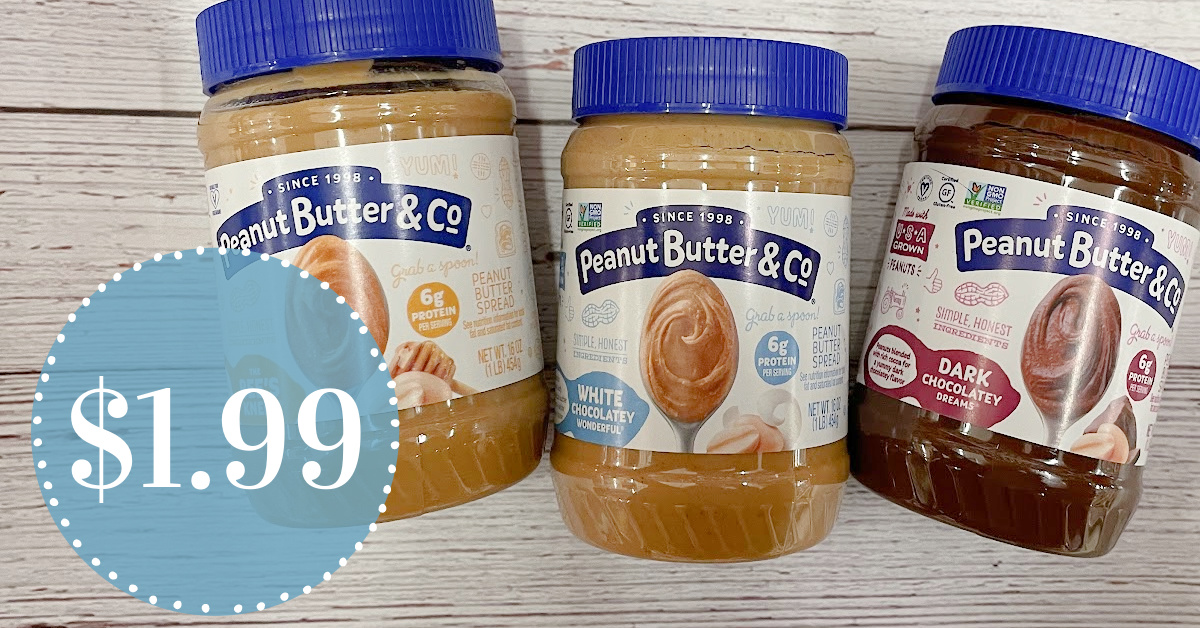 Peanut Butter & Co Peanut Butter is 1.99 at Kroger Kroger Krazy