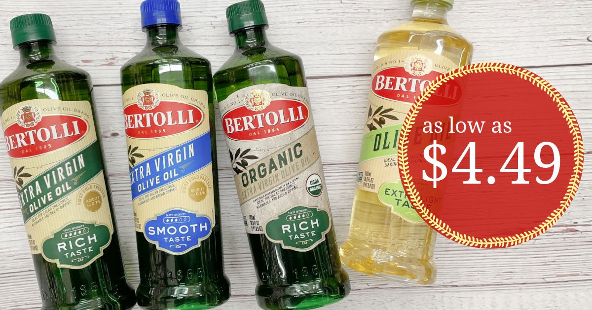 Bertolli Olive Oil Items Are As Low As $4.49 At Kroger - Kroger Krazy