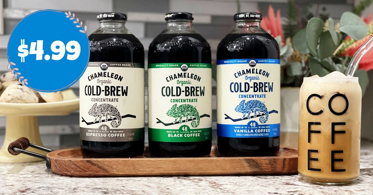 Chameleon Cold-Brew Concentrate is ONLY $4.99! - Kroger Krazy