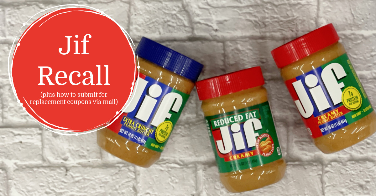 Jif Peanut Butter Recall (PLUS how to get replacement coupons) Kroger