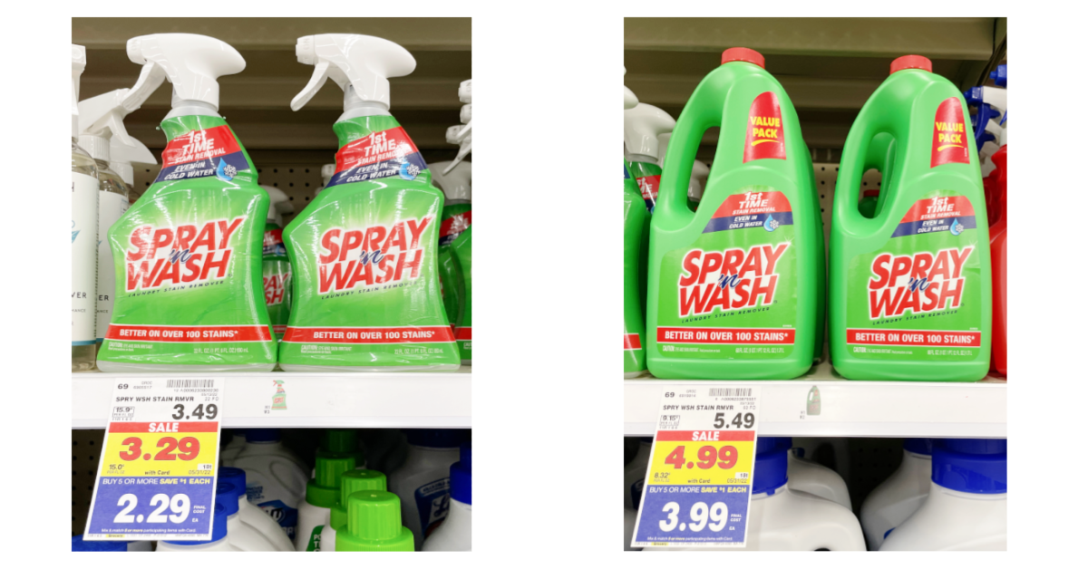 Spray 'n Wash Pre-Treat Laundry Stain Remover Refill 60 Ounce (Pack of 5)