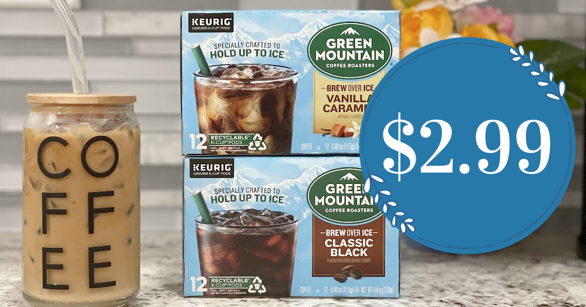 Green Mountain Coffee Roasters® Brew Over Ice Classic Black Medium Roast K-Cup  Iced Coffee Pods, 12 ct - Kroger