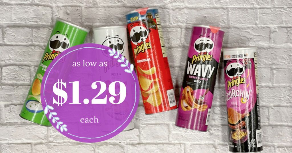 Pringles for only $1.29 at Kroger! - Kroger Krazy