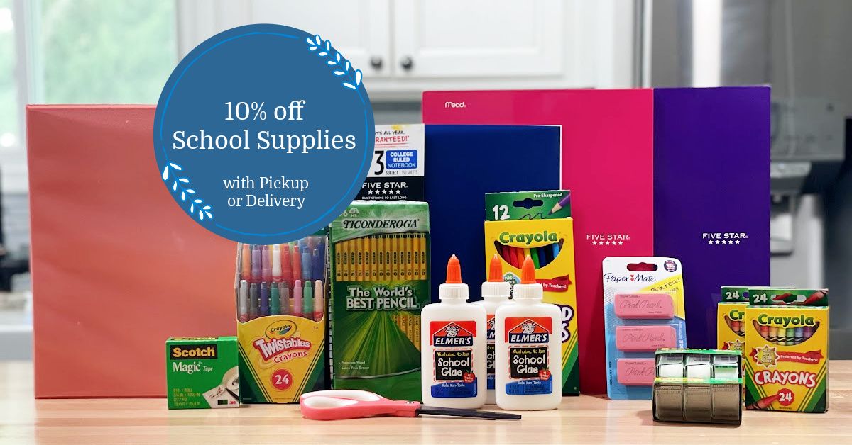 10% off School Supplies with Kroger Pickup or Delivery - Kroger Krazy