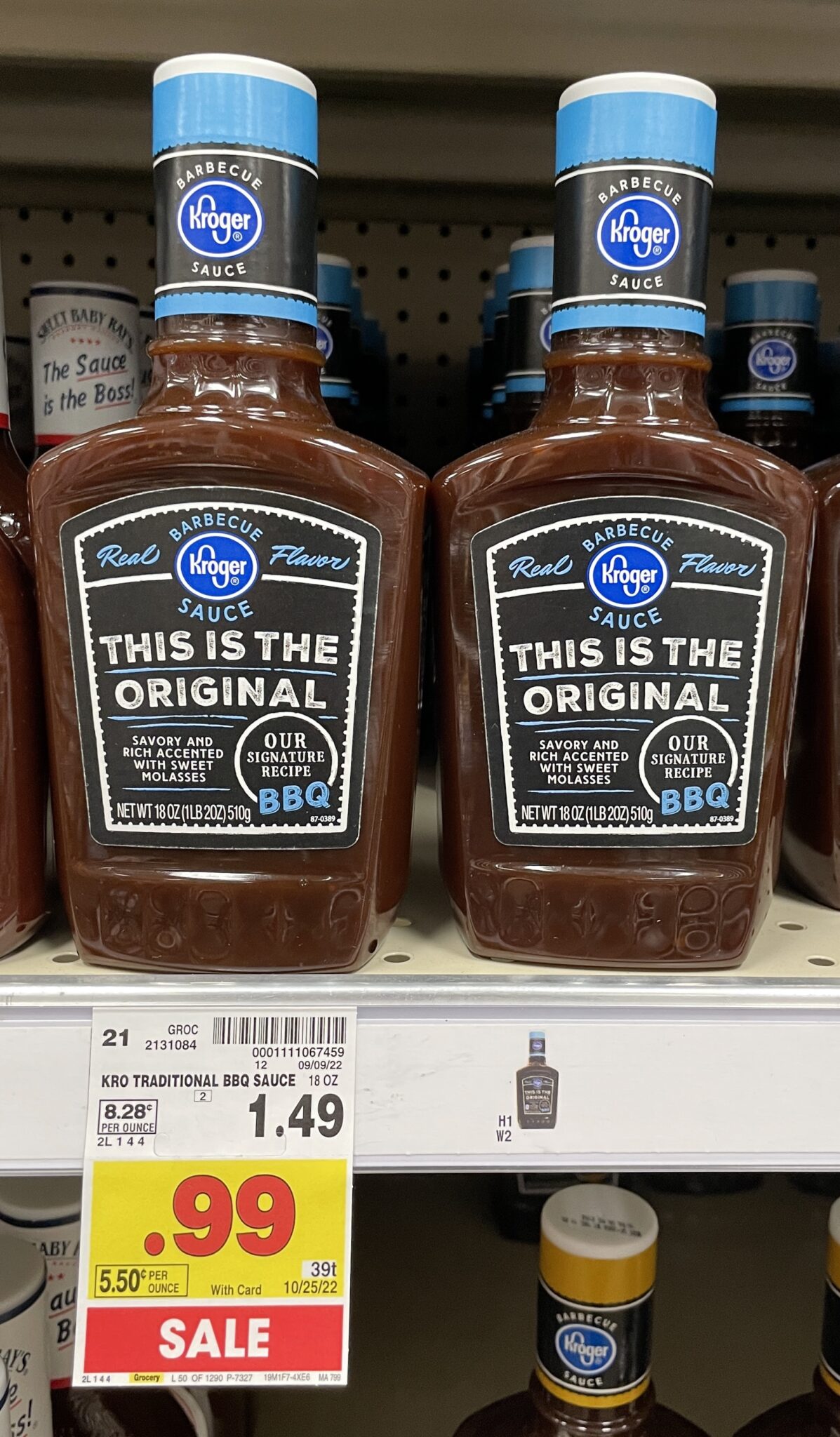 Kroger BBQ Sauce ONLY 99¢! Kroger Krazy