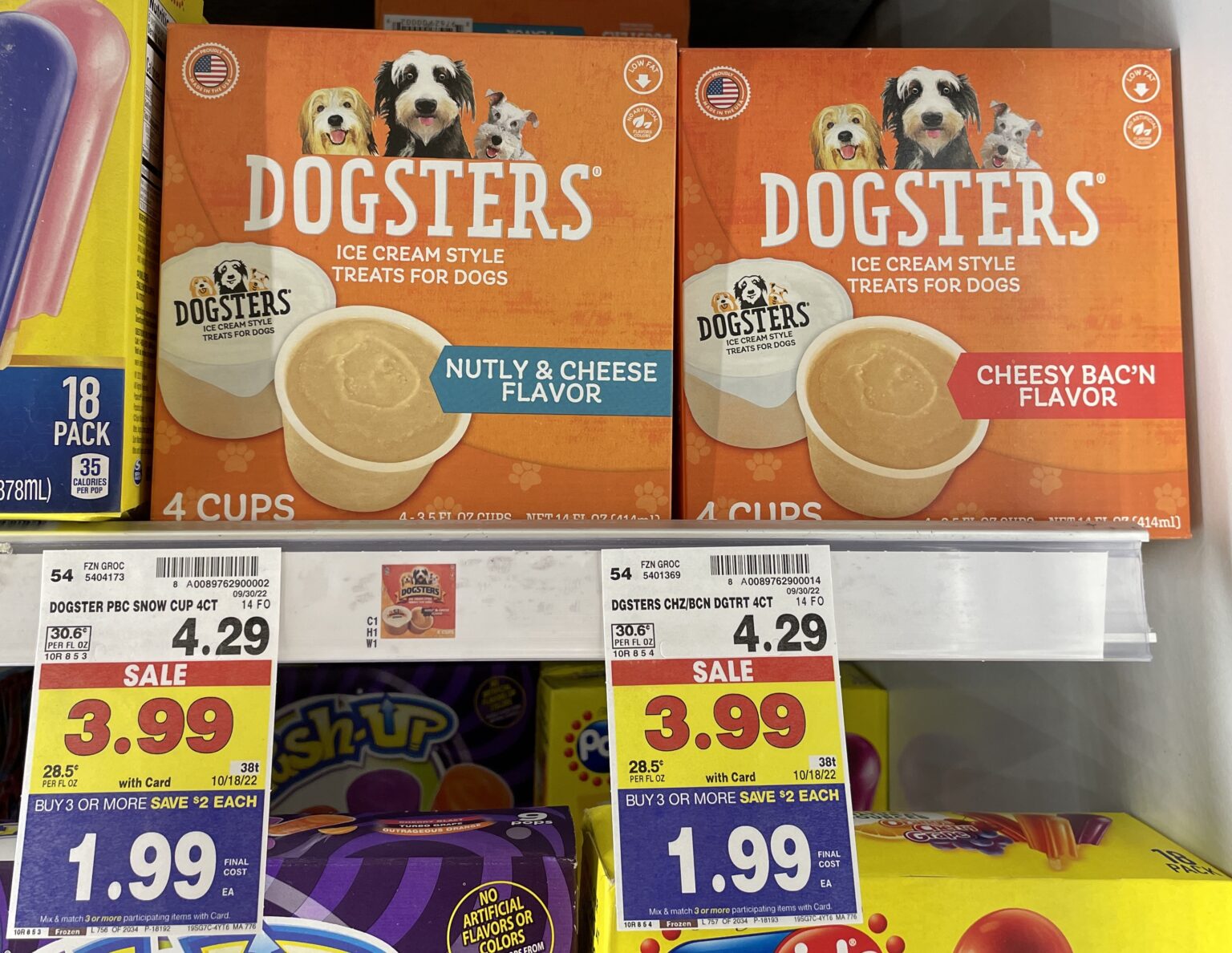 Dogsters Ice Cream Style Dog Treats ONLY 1.99! Kroger Krazy