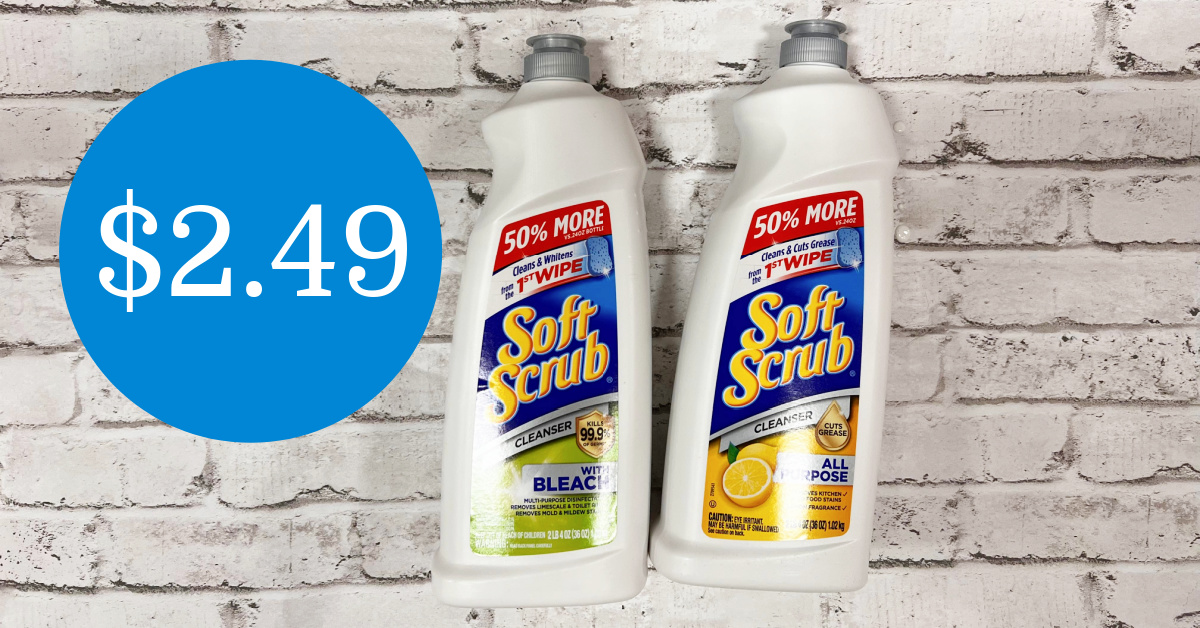 Soft Scrub® with Bleach Cleanser, 36 oz - Kroger