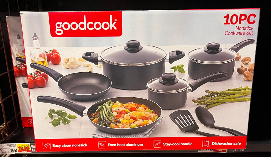 GoodCook® Nonstick Cookware Set, 10 pc - Kroger