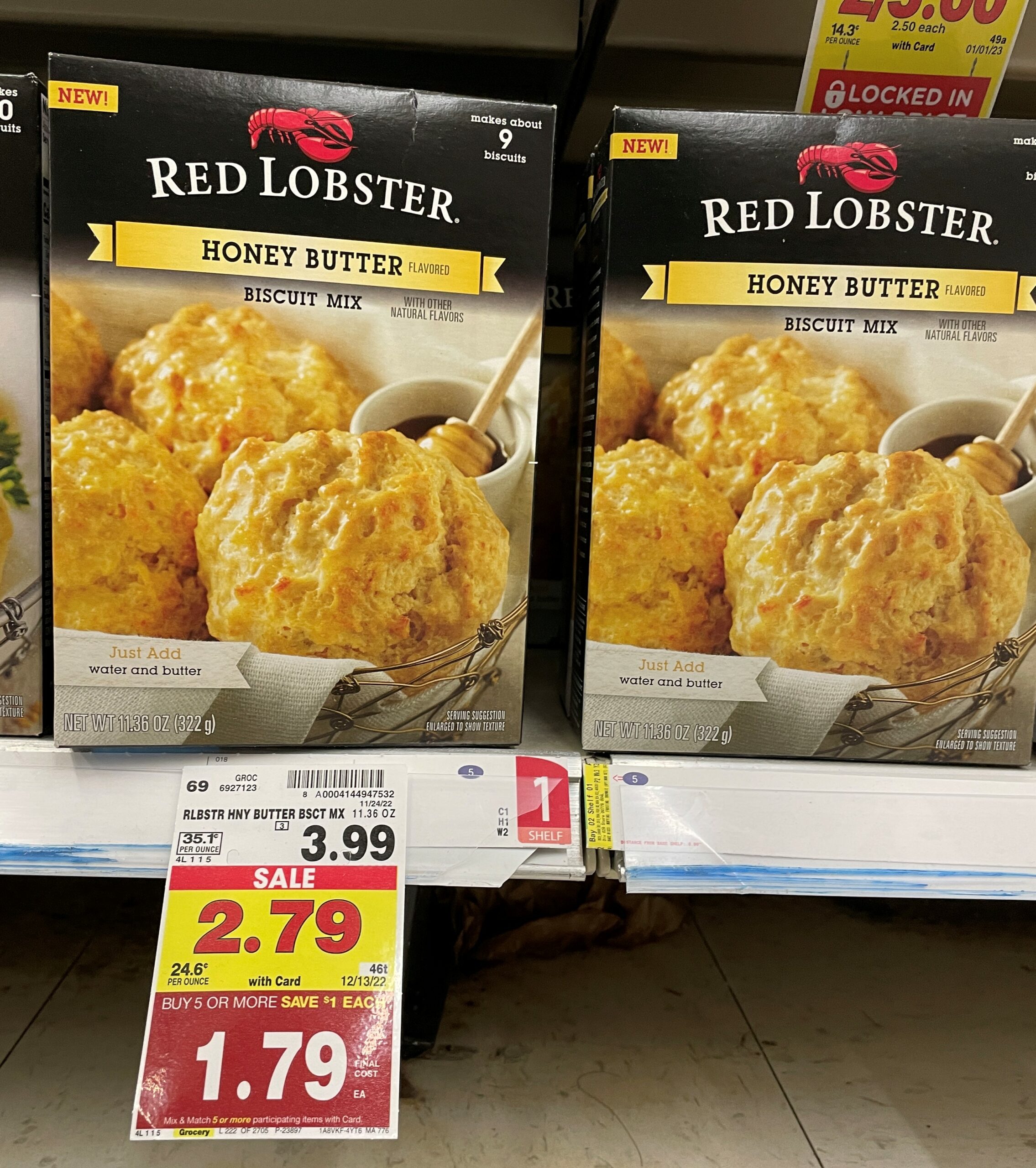 Red Lobster® Honey Butter Biscuit Mix, 11.36 oz - Kroger