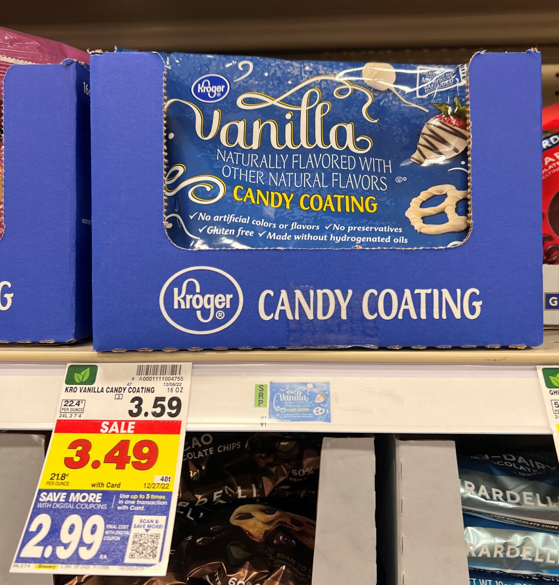 Kroger Candy Coating as low as 2.99! Kroger Krazy