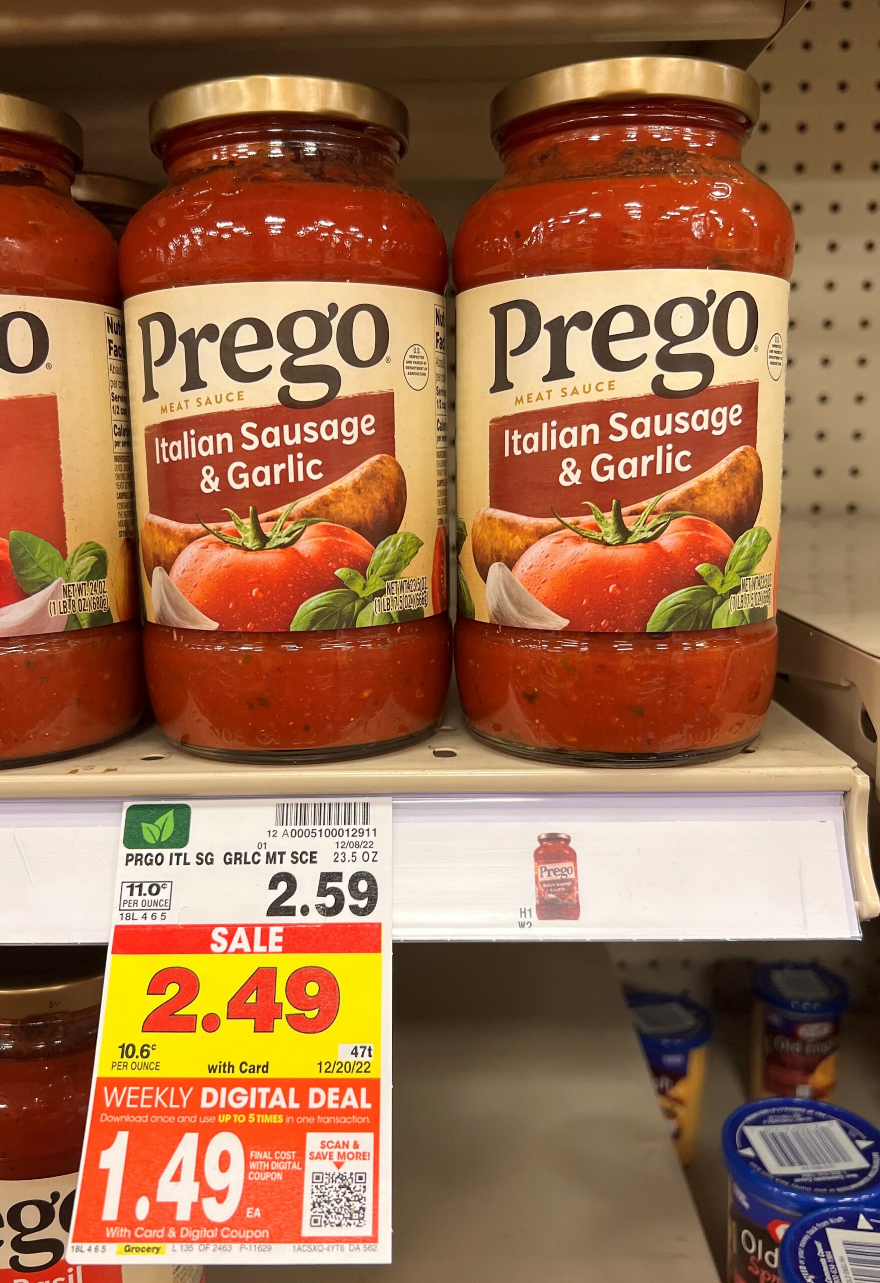 Prego Pasta Sauce as low as $2.00! - Kroger Krazy