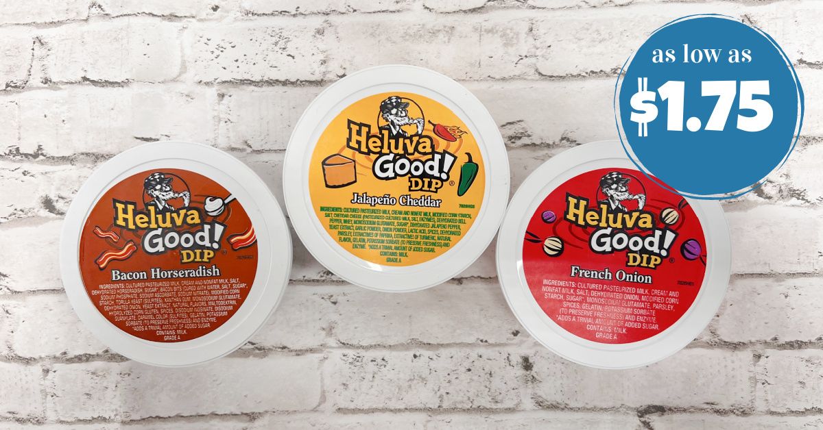 Heluva Good! Dip as low as $1.75! - Kroger Krazy