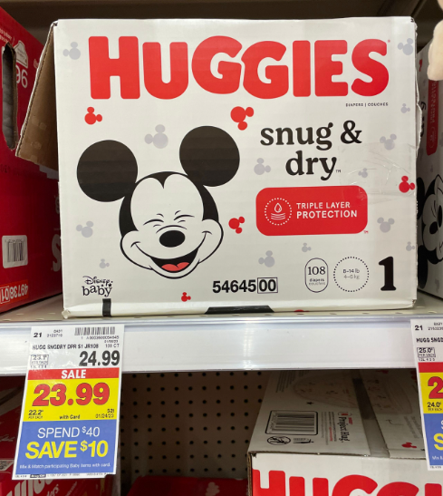 Huggies Snug & Dry Baby Diapers, Size 6 (35+ lbs), 23 count - Kroger