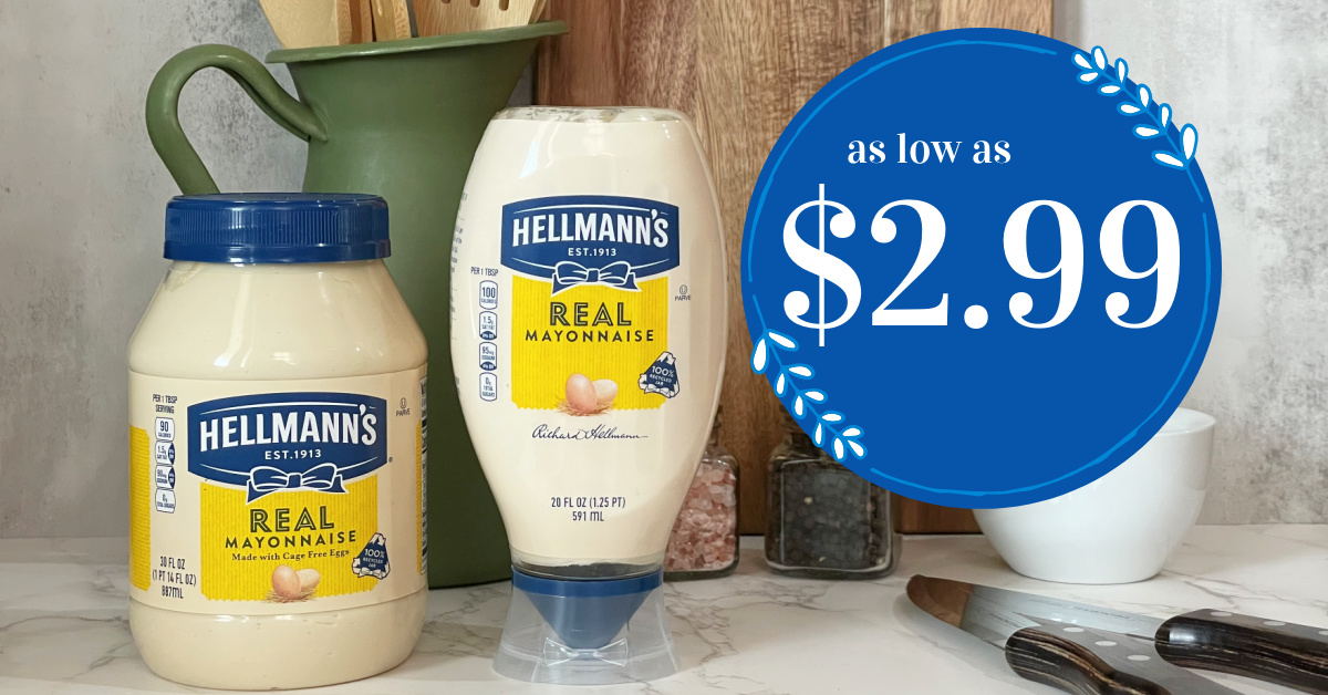 Hellmann's Mayonnaise is as low as $2.99! - Kroger Krazy